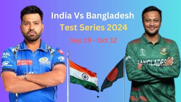 India vs Bangladesh Test Series 2024